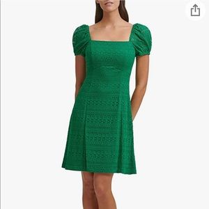 Emerald Green Lace Kensie Dress
